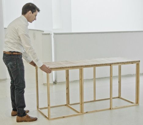Fan Table by Mauricio Affonso at Ventura Lambrate
