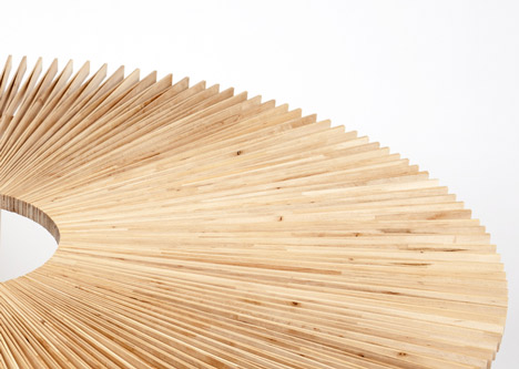 Fan Table by Mauricio Affonso at Ventura Lambrate