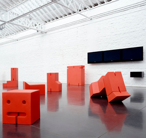 Giant Cubebot by David Weeks for Quinze & Milan and Areaware at MOST Giant Cubebot by David Weeks for Quinze & Milan and Areaware at MOST