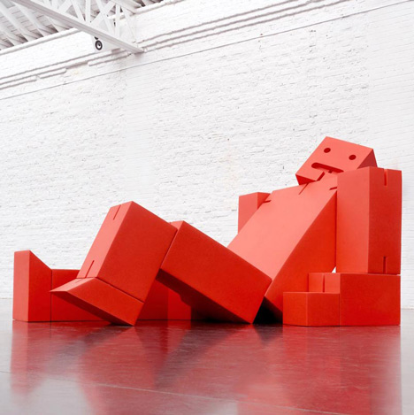 Giant Cubebot by David Weeks for Quinze & Milan and Areaware at MOST Giant Cubebot by David Weeks for Quinze & Milan and Areaware at MOST