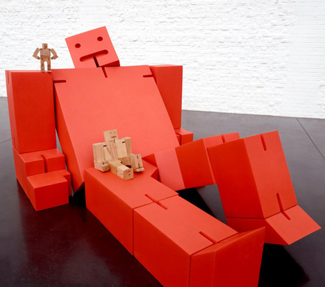 Giant Cubebot by David Weeks for Quinze & Milan and Areaware at MOST Giant Cubebot by David Weeks for Quinze & Milan and Areaware at MOST