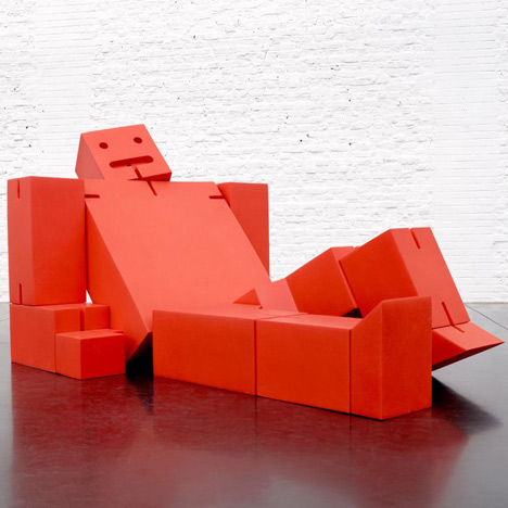 Giant Cubebot by David Weeks for Quinze & Milan and Areaware at MOST Giant Cubebot by David Weeks for Quinze & Milan and Areaware at MOST