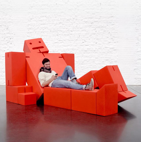 Giant Cubebot by David Weeks for Quinze & Milan and Areaware at MOST