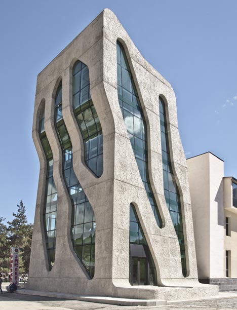 House of Justice and Police Station, Mestia by J. Mayer H. House of Justice and Police Station, Mestia by J. Mayer H.
