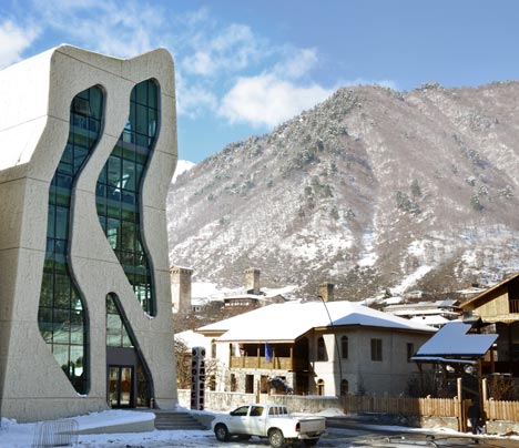 House of Justice and Police Station, Mestia by J. Mayer H. House of Justice and Police Station, Mestia by J. Mayer H.