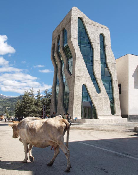 House of Justice and Police Station, Mestia by J. Mayer H. House of Justice and Police Station, Mestia by J. Mayer H.