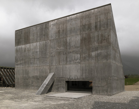 Plantahof Auditorium by Valerio Olgiati Plantahof Auditorium by Valerio Olgiati