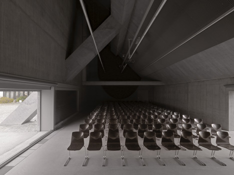 Plantahof Auditorium by Valerio Olgiati Plantahof Auditorium by Valerio Olgiati