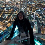 Urban explorers climb the Shard