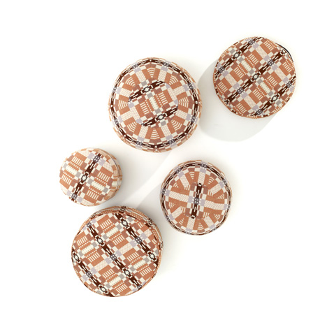 Frank, Henry and Ernes pouffes by Donna Wilson for SCP Frank, Henry and Ernes pouffes by Donna Wilson for SCP