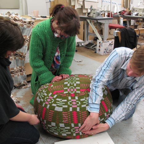 Frank, Henry and Ernes pouffes by Donna Wilson for SCP Frank, Henry and Ernes pouffes by Donna Wilson for SCP