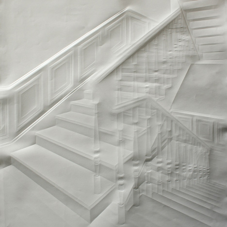 Paper works by Simon Schubert