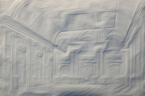 Paper works by Simon Schubert Paper works by Simon Schubert