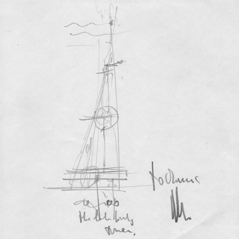 Dezeen_The_Shard_by_Renzo_Piano_sq Sketch of The Shard by Renzo Piano