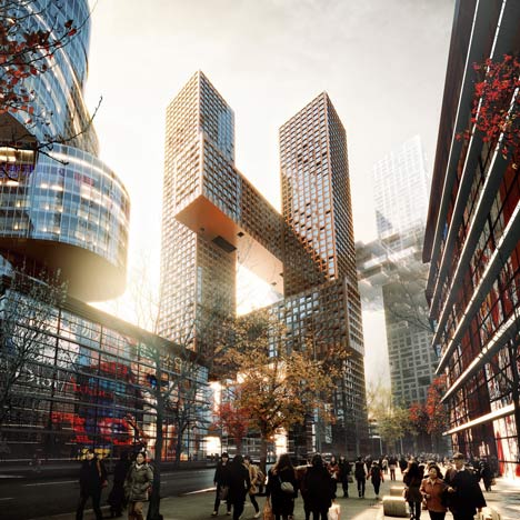 Cross Towers by BIG