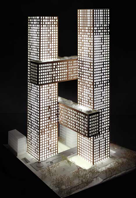 Cross Towers by BIG