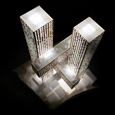 Cross Towers by BIG