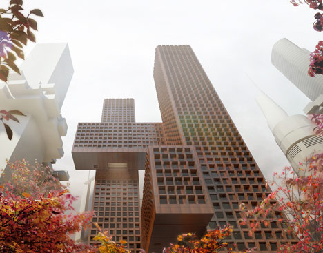 Cross Towers by BIG