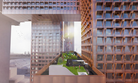 Cross Towers by BIG