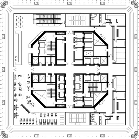 Diagonal Tower by SOM Diagonal Tower by SOM