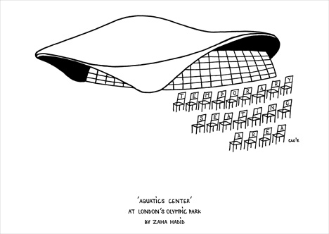 Aquatics Centre by Clo'e Floirat