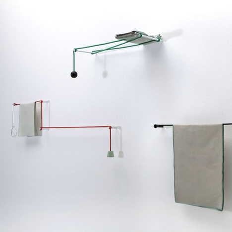 Towel Hanger by Hioomi Tahara