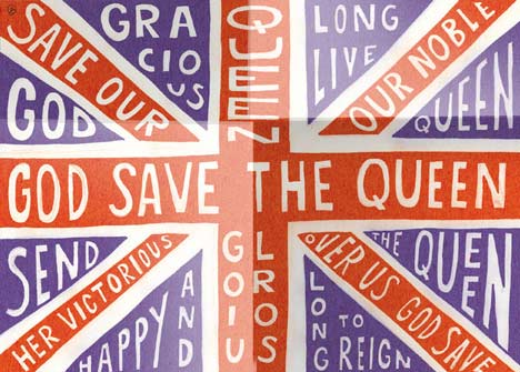 Diamond Jubilee Souvenir Poster by Sarah Hyndman Diamond Jubilee Souvenir Poster by Sarah Hyndman
