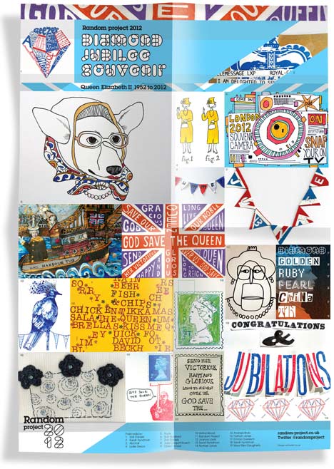 Diamond Jubilee Souvenir Poster by Sarah Hyndman Diamond Jubilee Souvenir Poster by Sarah Hyndman