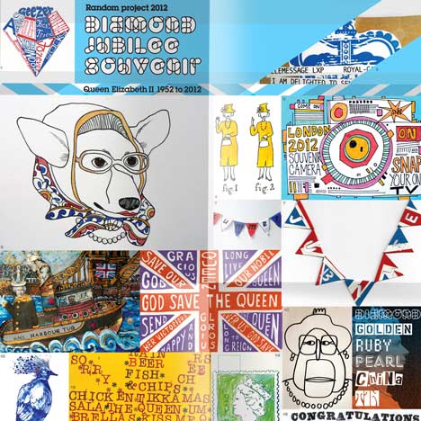 Diamond Jubilee Souvenir Poster by Sarah Hyndman Diamond Jubilee Souvenir Poster by Sarah Hyndman