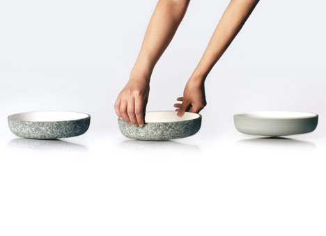 Money bowls by Arthur Analts and Rudolph Strelis
