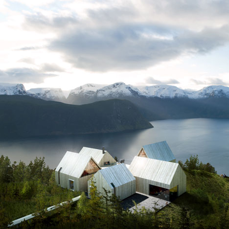 Mountain Lodge on Sognefjorden by Haptic
