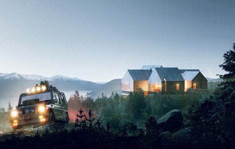 Mountain Lodge on Sognefjorden by Haptic