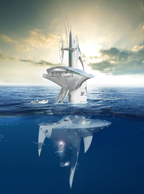SeaOrbiter by Jacques Rougerie SeaOrbiter by Jacques Rougerie