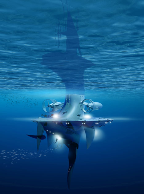SeaOrbiter by Jacques Rougerie SeaOrbiter by Jacques Rougerie
