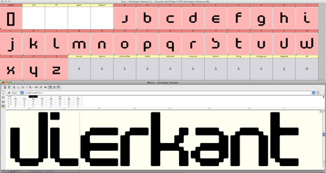 Typefaces by Wim Crouwel for The Foundry Typefaces by Wim Crouwel for The Foundry