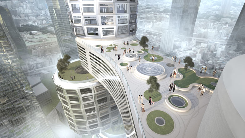 Velo Towers by Asymptote Architecture