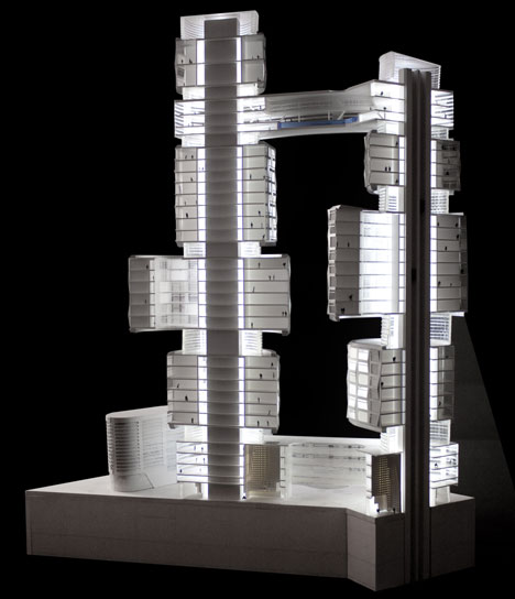 Velo Towers by Asymptote Architecture Velo Towers by Asymptote Architecture