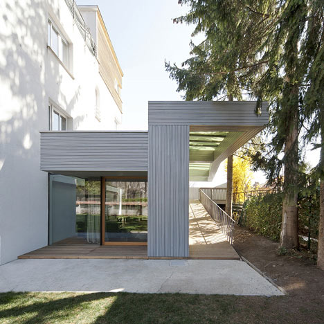 Villa T-Extension by OFIS Arhitekti