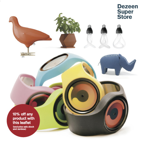 10% off at Dezeen Super Store