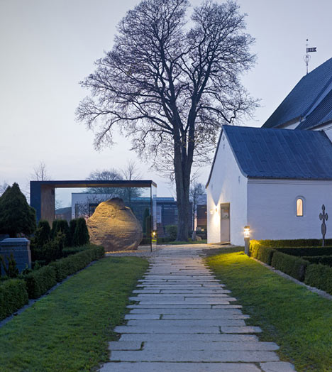 Covering of the Runic Stones in Jelling by NOBEL Arkitekter Covering of the Runic Stones in Jelling by NOBEL Arkitekter