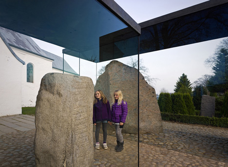 Covering of the Runic Stones in Jelling by NOBEL Arkitekter Covering of the Runic Stones in Jelling by NOBEL Arkitekter