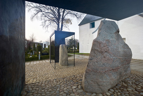 Covering of the Runic Stones in Jelling by NOBEL Arkitekter Covering of the Runic Stones in Jelling by NOBEL Arkitekter
