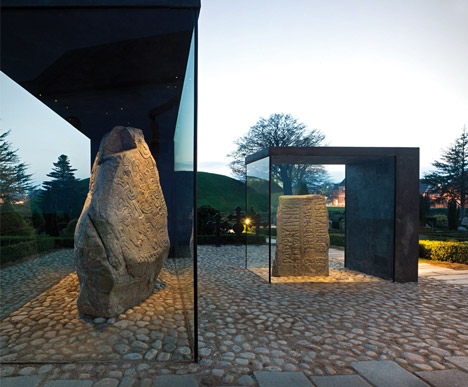 Covering of the Runic Stones in Jelling by NOBEL Arkitekter Covering of the Runic Stones in Jelling by NOBEL Arkitekter