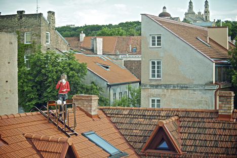 Ridged Roof Furniture by Ainė Bunikytė Ridged Roof Furniture by Ainė Bunikytė