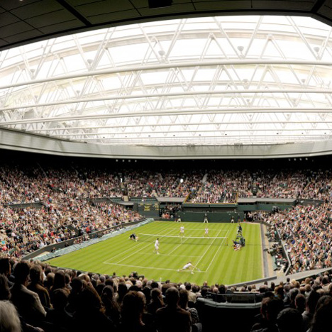 Wimbledon Centre Court sliding roof by Populous