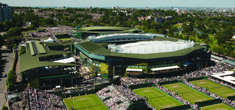 Wimbledon Centre Court sliding roof by Populous Wimbledon Centre Court sliding roof by Populous