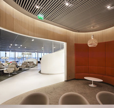 Air France Business Lounge by Noe Duchaufour Lawrance and Brandimage Air France Business Lounge by Noe Duchaufour Lawrance and Brandimage