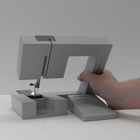 Foldable Sewing Machine by Richard Burrow Foldable Sewing Machine by Richard Burrow