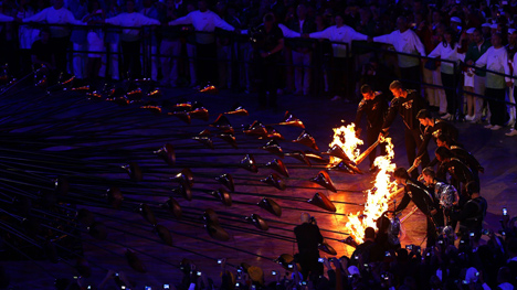 London 2012 Olympic Cauldron by Thomas Heatherwick