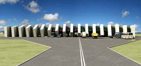Ninotsminda Border Checkpoint by Luka Machablishvili